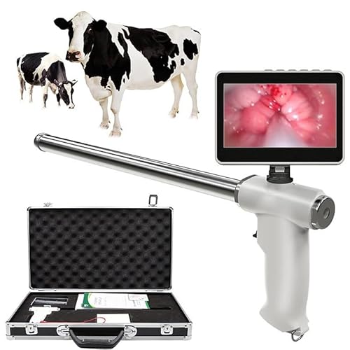 ZHPPED Professionelle künstliche Befruchtungspistole mit visuellem LCD-Bildschirm, tierärztliche Befruchtungsfarmwerkzeuge für Hunde/Schafe/Schweine/Kuh/Pferde,Upgradedmodel-Cow/Horse