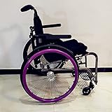24-Zoll-Rollstuhl-Schieberandabdeckungen, Rollstuhl-Handschubabdeckung, Hinterrad-Sportrollstuhlabdeckung, rutschfest, verschleißfest, Griff und Traktion verbessern, 1 Paar,B