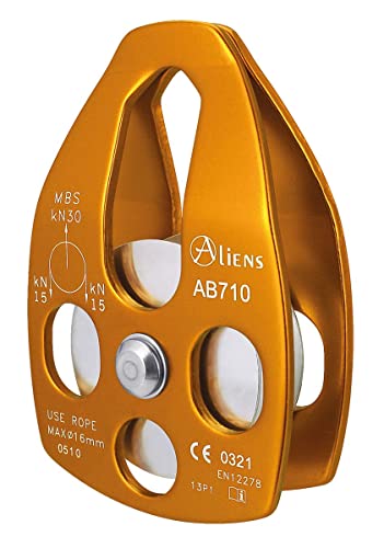 ALIENS Big Pulley Seilrolle, Farbe:Gold