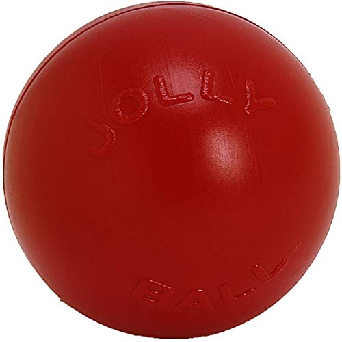 Jolly Pets Push-n-Play Hundespielzeug, Ball, 35 cm, Rot