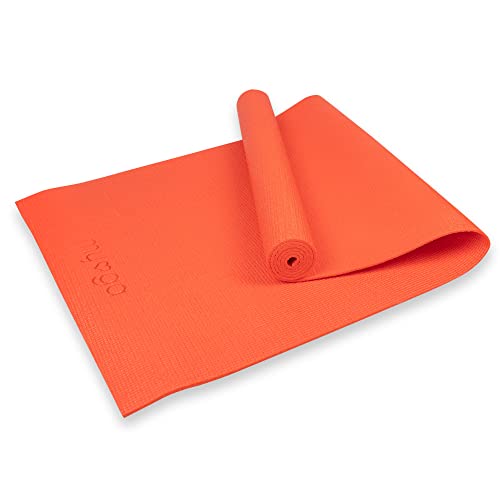 Myga - RY1462 - Entry Level - Multifunktionale Anfänger Yogamatte - Perfekt Für Anfänger Basic Yogakurse Für Home Gym - 173 x 61 cm - 4 mm Dicke - Rot