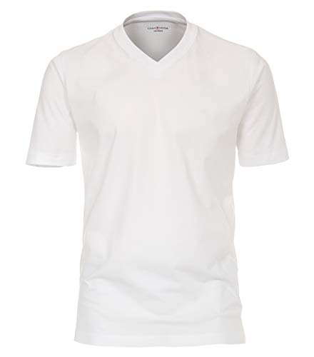 Casa Moda 092600 T-Shirt V-Neck NOS DoPa, 3XL, Weiß - Uni 3XL Weiß - Uni (000)