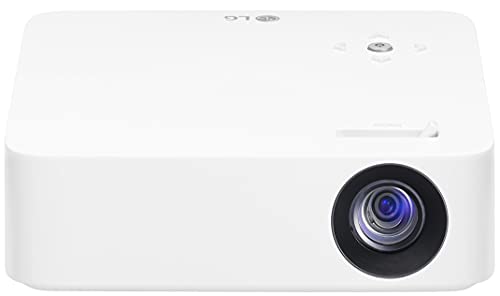 LG Beamer PH30N bis 254 cm (100 Zoll) CineBeam LED HD Projektor (250 Lumen, integrierter Batterie, leichtes Gehäuse) weiß