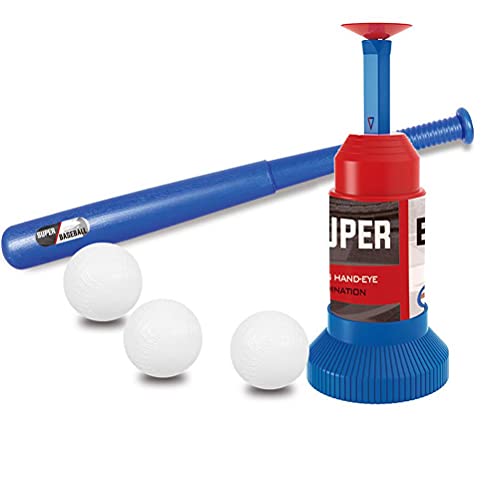 BTOSEP Ballschlag-Übungsgeräte, Baseball-Spielzeug-Ball-Push-Maschinen-Set Kinder-Ball-Maschinen-Spielzeug-Kunststoff-Baseball-Slinger-Baseball-Launcher für Sport-Fitness