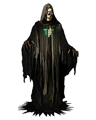 Horror-Shop Riesiger Skelett Reaper Halloween Animatronic mit Sound & Bewegung