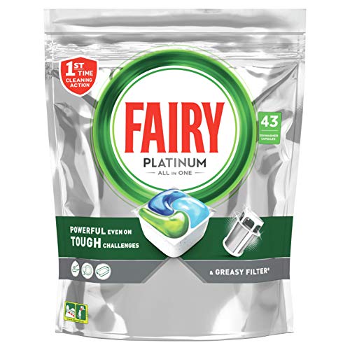 Fairy Platinum Spülmaschinentabs, Packung Original 45 Pezzi