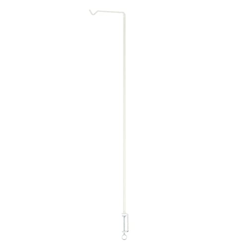 Rivanto® Tischhaken max. 112 cm, aus Stahl zum Aufhängen von Blumentöpfen, weiß