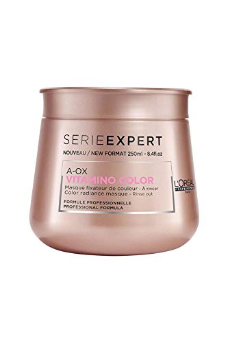 L'Oréal Professionnel Serie Expert Vitamino Color A.OX Gelmaske für geschmeidig weiches, glänzendes Haar mit dynamischen Farbreflexen, 1er Pack (1 x 250 ml)