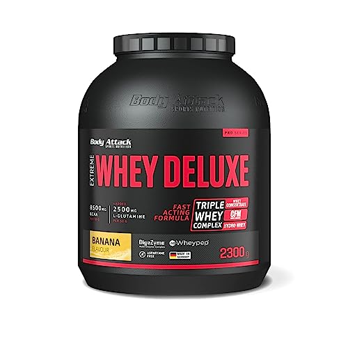 Body Attack Protein Extreme Whey Deluxe, 2,3 kg, Banana Cream