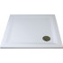 Breuer Duschwanne Noa Flat Line Design 100 x 100 x 4,2 cm, weiß, ohne Füße