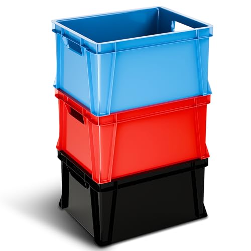 ARTECSIS Minibox Aufbewahrungsbox 11L Transport- und Lagerbox aus stabilem Kunststoff stapelbar 3 Farben
