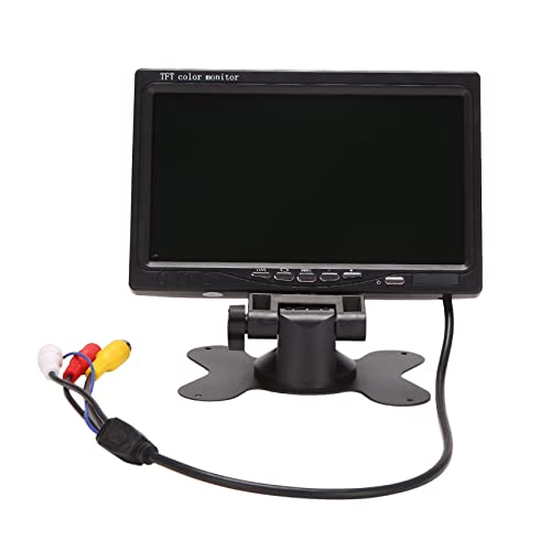 MELITA 12V-24V 7 Zoll TFT LCD Farb HD Monitor für Auto CCTV RüCkfahr Kamera für Automobil Elektronik ZubehöR