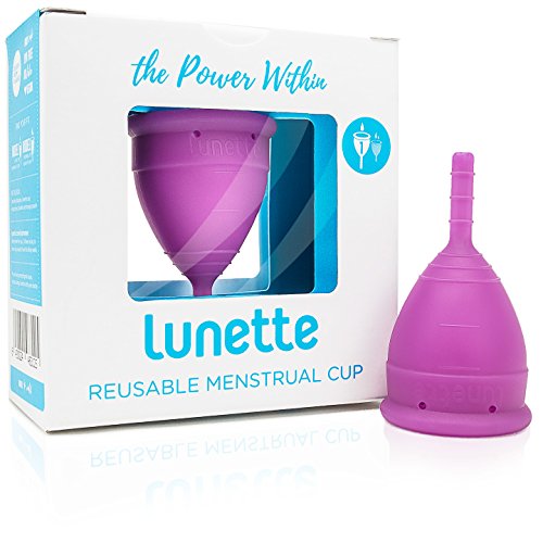 Lunette Menstruationstasse - Lila - Model 1 für leichte Blutung - (EN Version)