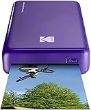 Kodak Mini 2 HD Wireless Mobile Instant Fotodrucker w / 4 Pass patentierte Drucktechnologie (Lila) - Kompatibel mit iOS & Android Geräte - Echte Tinte in Einem Instant