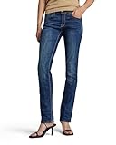 G-STAR RAW Damen Midge Saddle Straight Jeans, Blau (dk aged D02153-6553-89), 26W / 32L
