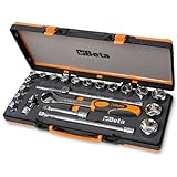 Beta 920A/C17M Werkzeugkasten, Werkzeugkoffer, Werkstatt Tool-Set (22-teiliges Werkzeug-Set, 17 Sechskant-Steckschlüssel, 5 Betätigungswerkzeuge mit Schaumeinsatz, Werkzeuge mit höchster Qualität)
