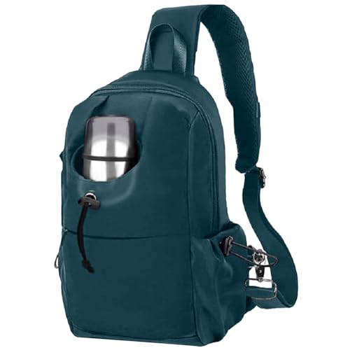 LYEAA Multifunktionale Brusttasche für Herren – Geräumige Sport-Gürteltasche für Reisen und Wandern mit Mehreren Taschen