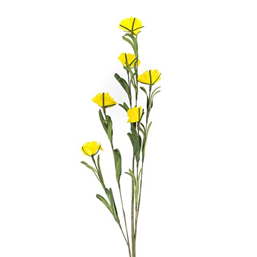 CIAL LAMA Künstliche Blumenpick, 72 cm, Gelb, 48 Stück, Farbig, Talla única, Lässig