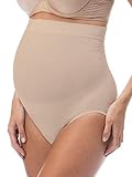 RelaxMaternity 5100 (Nude, L) Schwangerschafts-Slip Baumwolle mit eingebauter Unterleibstütze