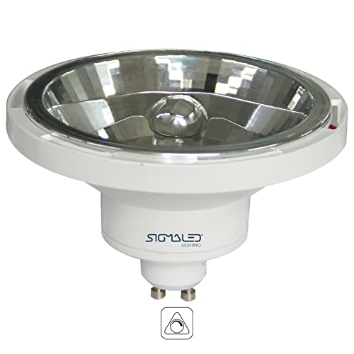 Sigmaled lighting - DIMMBAR LED-Spot AR111 GU10-Sockel - 14 W (entspricht 110 W Halogen-Spot) - Neutralweißes LED-Licht (4000 K) - 230V AC - 1050 Lumen - DIMMBAR AR111 LED-Leuchtmittel