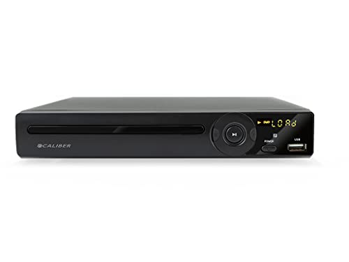 Caliber DVD Player - DVD Player - Mit HDMI, RCA, Scart, Koax und USB - Dolby Digital Decoder - Mit Fernbedienung - Schwarz - 225 x 53 x 233 mm