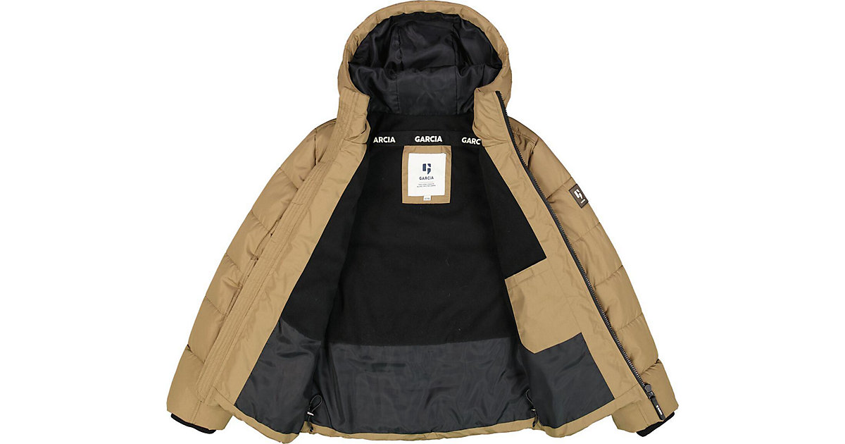 Winterjacke taupe Gr. 128/134 Jungen Kinder 3