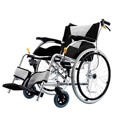 AOLI die Sitzhalterung Folding Stroller 3D Medical Care Reduction Design Manual Rollstuhl, kann, da tragbare Falten Rollstuhl, Festigkeit 200K