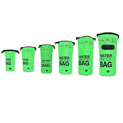 DonDon wasserdichter Outdoor Dry Bag Beutel Sack Trockentasche mit Riemen Schutz vor Wasser Trockenbeutel für Ihre Wertsachen und Gegenstände grün 30 Liter