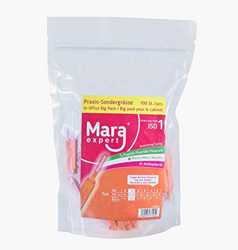 Interdentalbürsten Orange - MARA EXPERT | 0,45 mm ISO 1 Fein | 100
