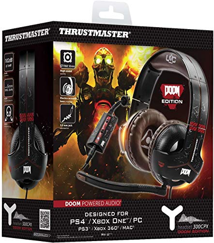 Thrustmaster Y-300CPX Kopfband Schwarz, Braun Headset mit Mikrofon - Kopfhörer mit Mikrofon (In-Ear-Kopfhörer, 3,5 mm (1/8 Zoll), PC/Spiele, aural, 10 - 25000 Hz, Kopfhöreranschluss)