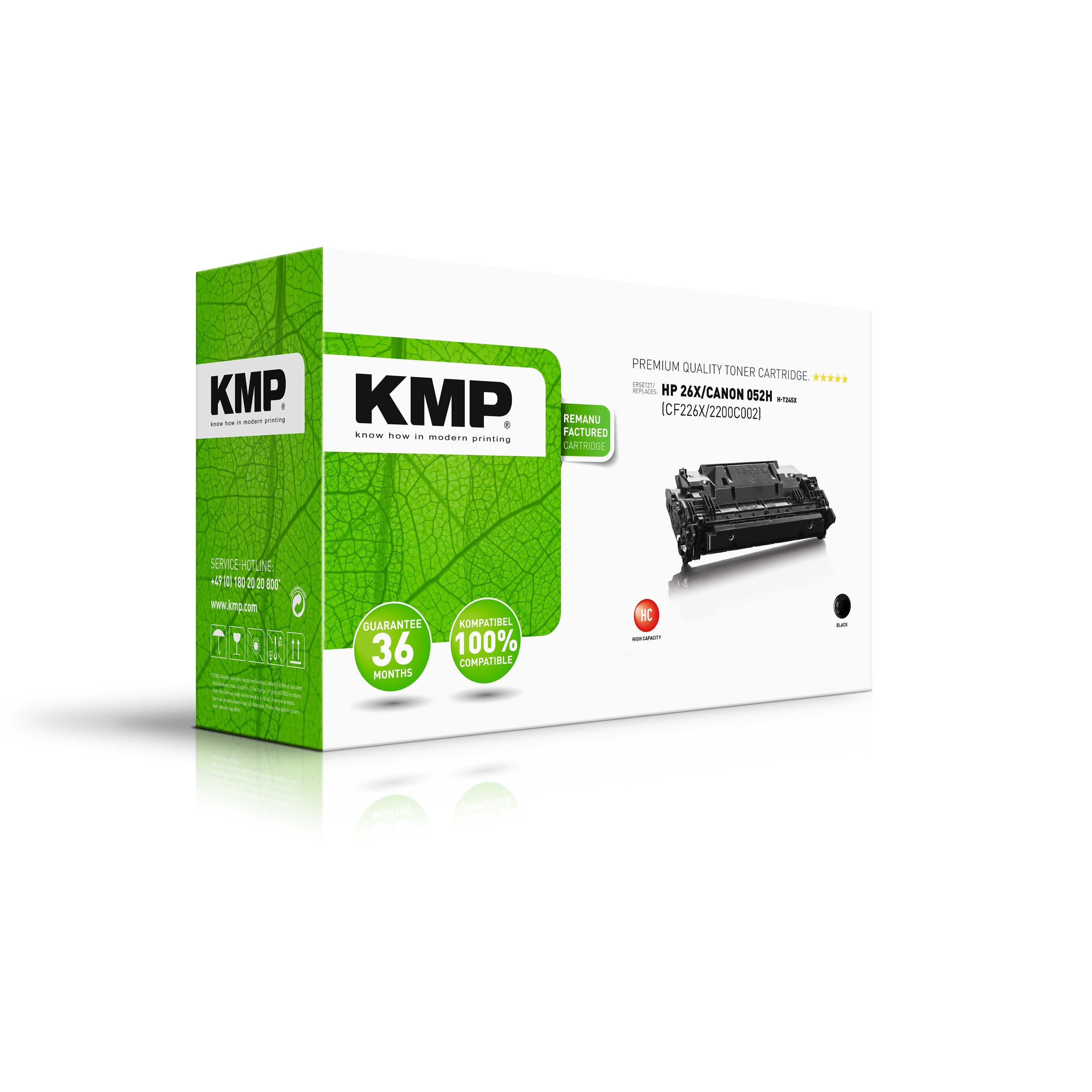 KMP Toner für HP 26X Black (CF226X) Premium HC