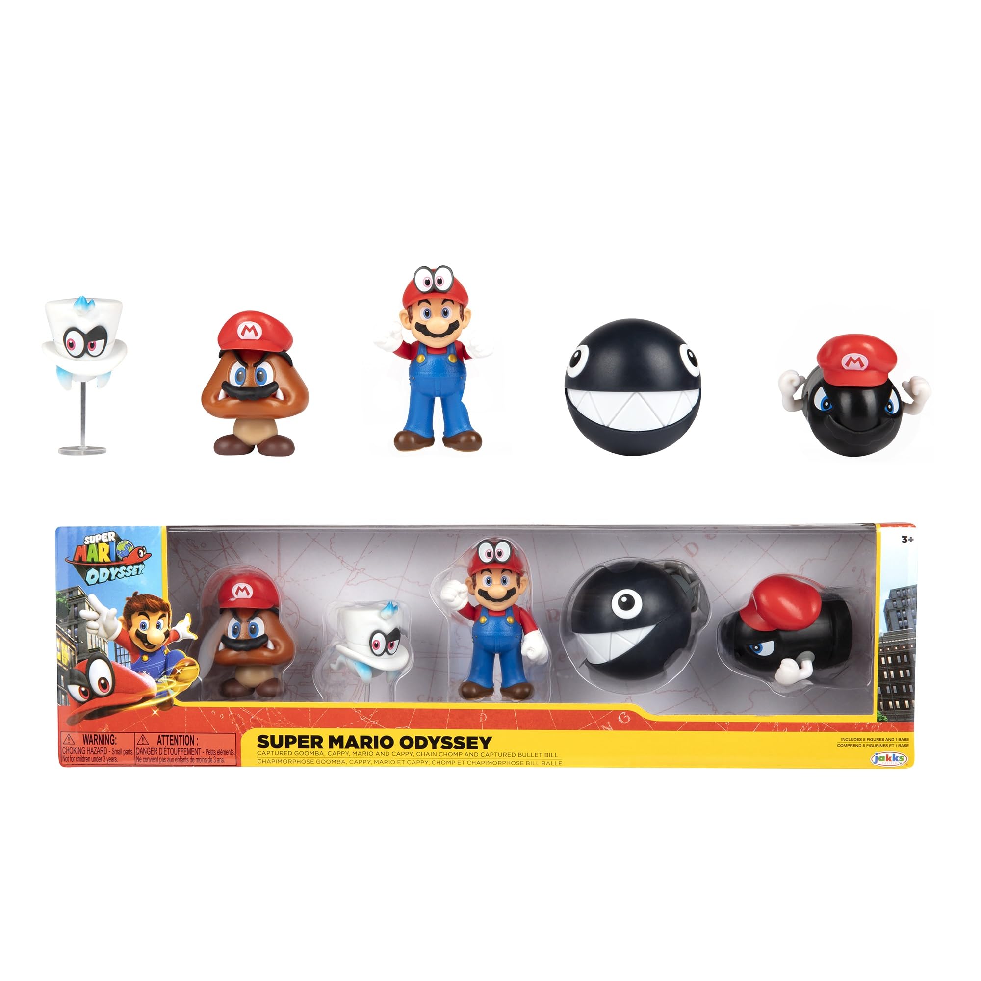 Ksruee Super Mario Mario Odyssey 5er Pack, 6 cm