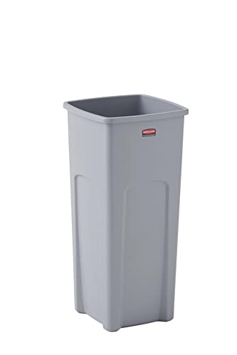 Rubbermaid Commercial Products Commercial Untouchable Plastic Waste Bin Polyethylene 87 Litres - Grey