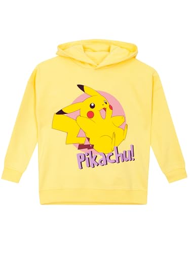 Pokemon Hoodie für Mädchen | Pikachu Kapuzenpullover | Kleidung Mädchen | Im Alter von 5 bis 12 Jahren |152