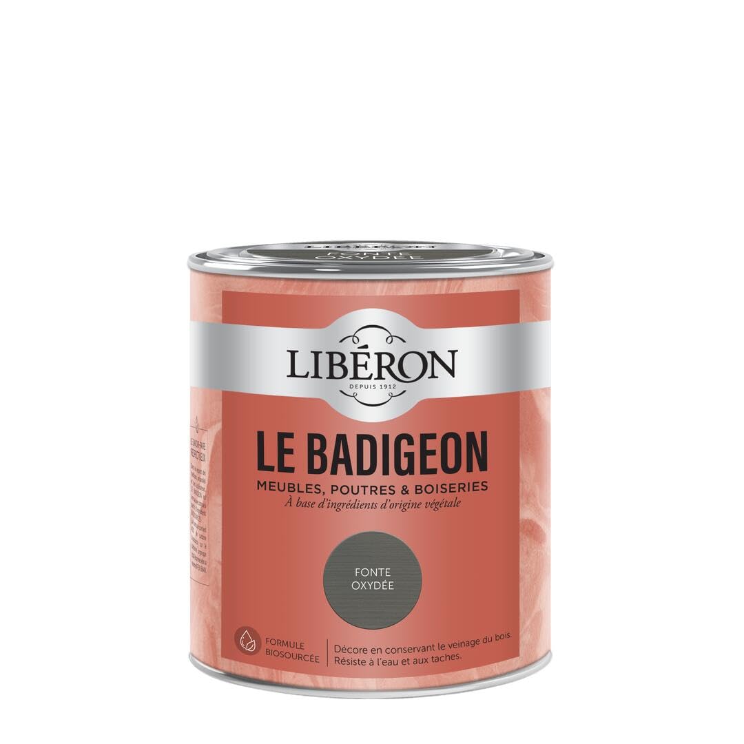 Libéron Le Badigeon Möbel, Balken und Holzvertäfelungen, oxidiertes Gusseisen, 0,75 l