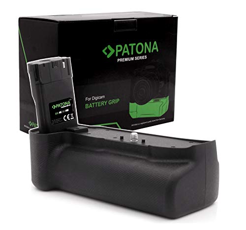PATONA 1476 - Batteriegriff kompatibel mit bmpcc Blackmagic Pocket Cinema 4K 6K (Batteriefach für 3X LP-E6N)