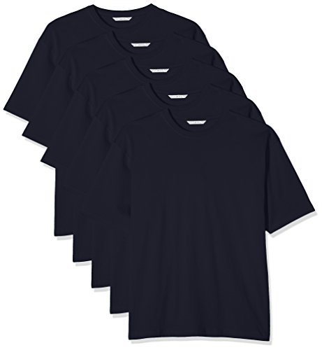 KUSTOM KIT Herren Hunky-T T-Shirt, Blau (Marineblau), XXXXX-Large (5er Pack)