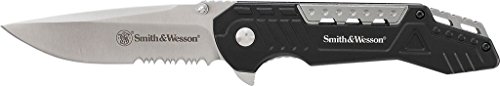 Smith & Wesson Erwachsene Taschenmesser Messer, schwarz, 22 cm