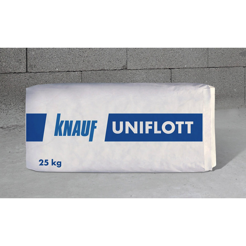KNAUF Fertigputzgips »Uniflott«, 25 kg, weiß/grau - weiss