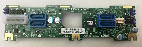 Supermicro bpn-sas3-m14tq Backplane unterstützt bis zu 10,2 x 6,3 cm 12 GB/s SAS/SATA HDD/SSD Zweck: für Mobile Rack HF, RoHS/Reach