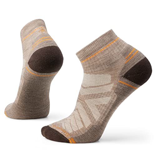 Smartwool Adult-Unisex Hike Light Cushion Ankle Socks, Chestnut-FOSSIL, M