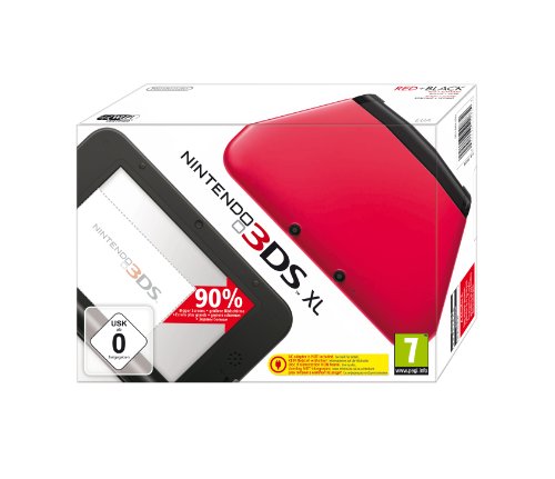 Nintendo 3DS XL - Konsole, rot/schwarz