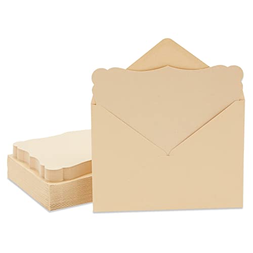 Paper Junkie Einladungskarten mit Umschlägen, 50 Stück, 12,7 x 17,8 cm