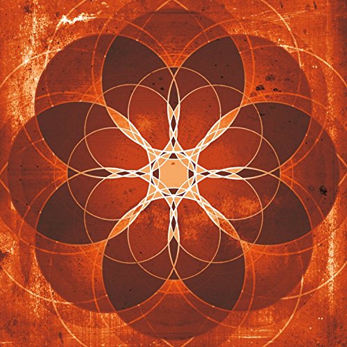 1art1 Mandalas - Orange, Energie, Mut, Kreativität, Intuition Und Transformation Poster Leinwandbild Auf Keilrahmen 70 x 70 cm