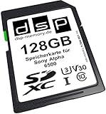 DSP Memory 128GB Professional V30 Speicherkarte für Sony Alpha 6500 Digitalkamera
