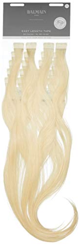 Balmain Tape Extensions Length Human Hair 20 Stück 55 Cm Länge Farbe Super Light Blonde #L10