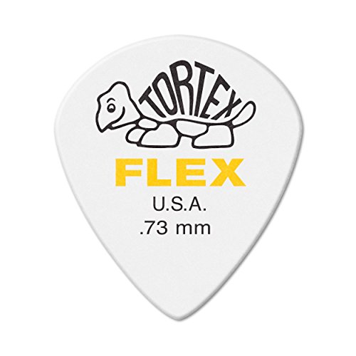 Jim Dunlop 466r.73 Tortex Flex Jazz III XL .73 mm Gitarre Plektrum - 72 Pack