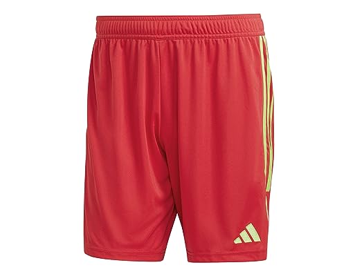 adidas Mens Shorts (1/4) Tiro 23 League Shorts, Team Colleg Red/Team Semi Sol Green2, IB8090, XS