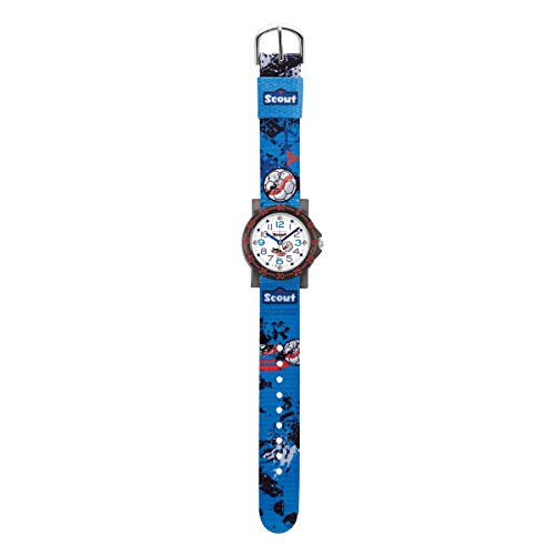 Scout Jungen-Armbanduhr Analog Quarz Textil 280375009