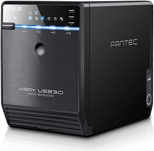 FANTEC QB-35US3-6G 4x 3.5 Zoll HDD Gehäuse USB 3.0 und eSATA Bundle mit 4x 2000GB